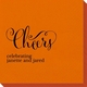 Curly Cheers Napkins Image 1 of 7